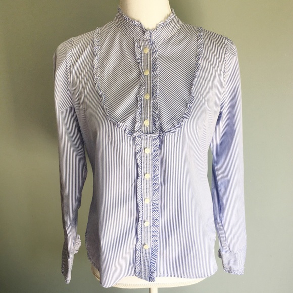 J. Crew Tops - J. Crew high neck button down